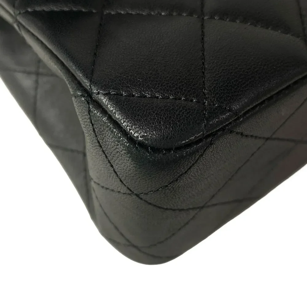 Chanel Double Flap Matelasse Shoulder Bag A01112